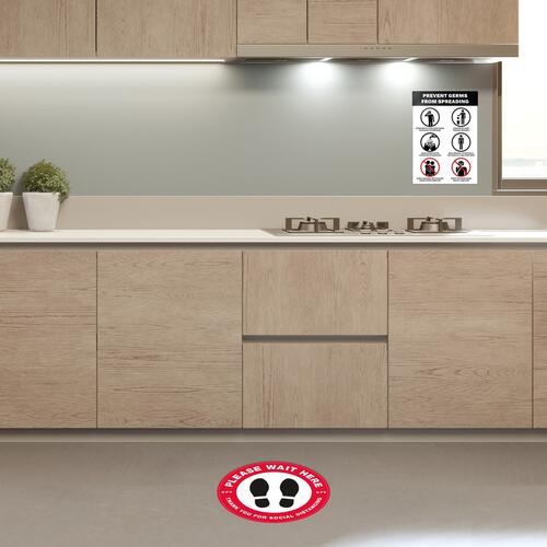 Avery Surface Safe PREVENT GERMS Wall Decals (83174)