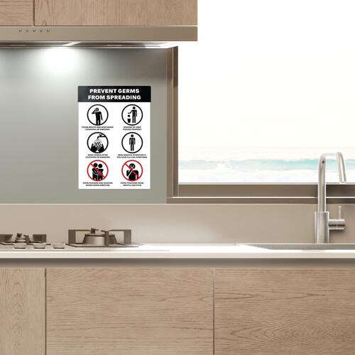 Avery Surface Safe PREVENT GERMS Wall Decals (83174)