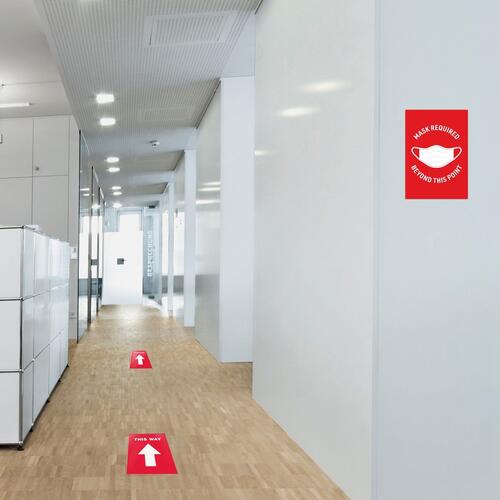 Avery Surface Safe MASK REQUIRED Wall Decals (83177)
