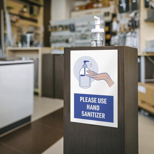 Avery Surface Safe USE HAND SANITIZER Wall Decals (83179)