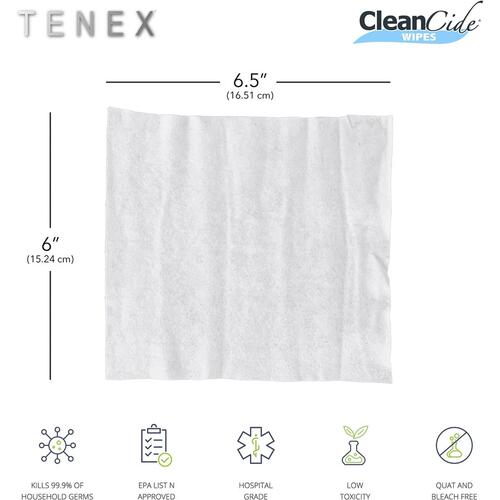 Tenex CleanCide Wipes (3130C160)