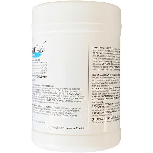 Tenex CleanCide Wipes (3130C160)