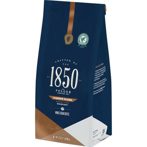 Folgers 1850 Pioneer Blend Coffee Whole Bean (21521)
