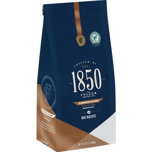 Folgers 1850 Pioneer Blend Coffee Whole Bean (21521)