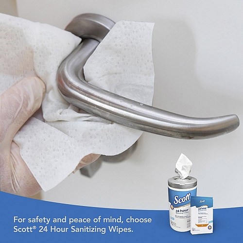 Scott 24 Hour Sanitizing Wipes (41526)