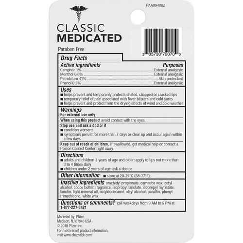 ChapStick Medicated Lip Balm (72070)