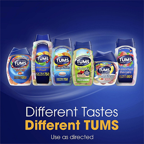 TUMS Chewy Bites Chewable Antacid Tablets (49180)
