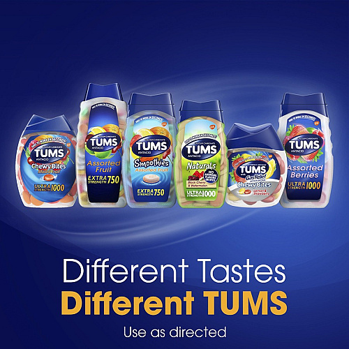 TUMS Smoothies Extra Strength Antacid Chewable Tablet (39287)