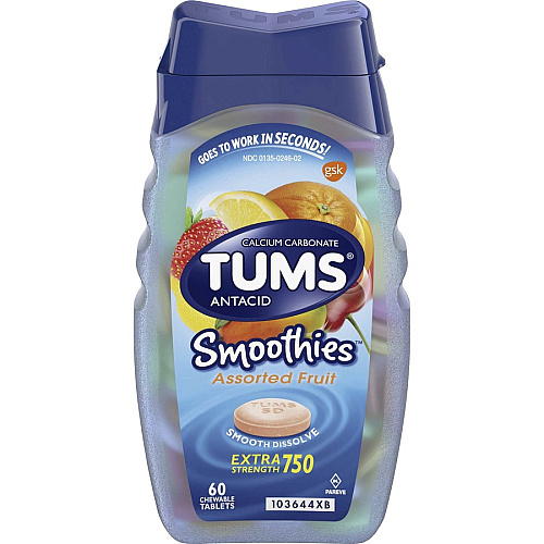 TUMS Smoothies Extra Strength Antacid Chewable Tablet (39287)