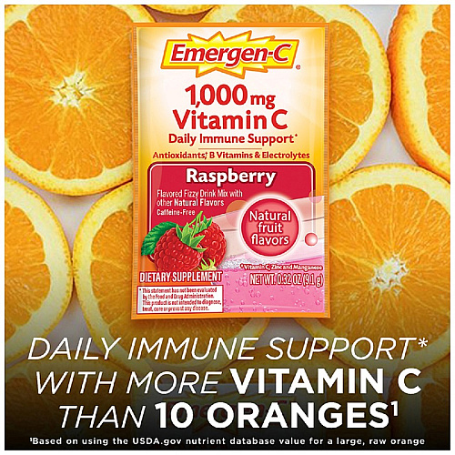 Emergen-C Raspberry Vitamin C Drink Mix (30201)