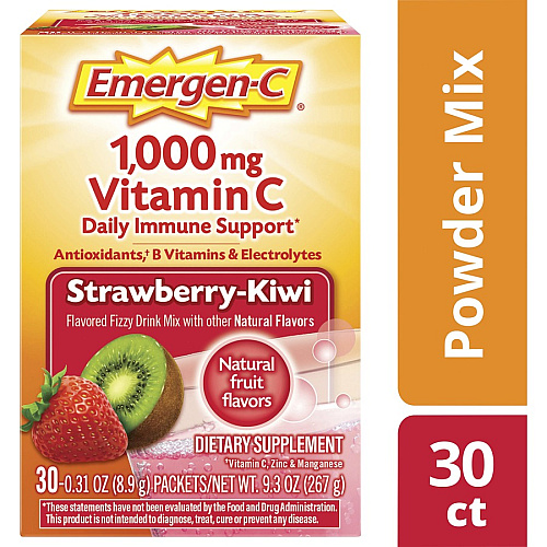 Emergen-C Strawberry-Kiwi Vitamin C Drink Mix (30319)
