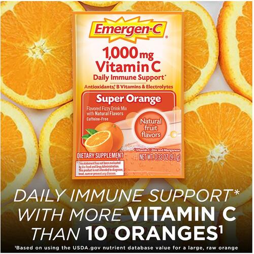 Emergen-C Super Orange Vitamin C Drink Mix (30213)
