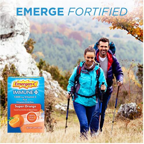 Emergen-C Immune+ Super Orange Powder Drink Mix (00042)
