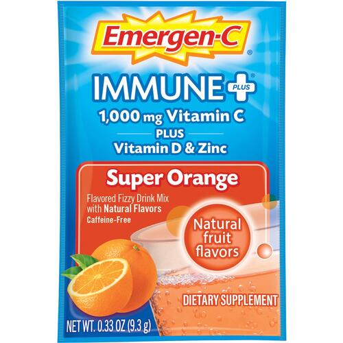 Emergen-C Immune+ Super Orange Powder Drink Mix (00042)