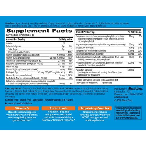 Emergen-C Immune+ Super Orange Powder Drink Mix (00042)