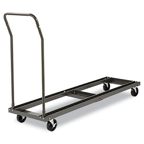 Alera Chair/Table Cart, Metal, 600 lb Capacity, 20.86" x 50.78" to 72.04" x 43.3", Black (FTCART)