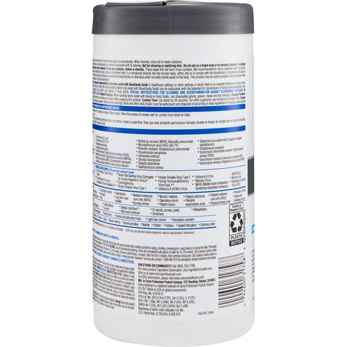Clorox Healthcare VersaSure Disinfectant Wipes (31758CT)