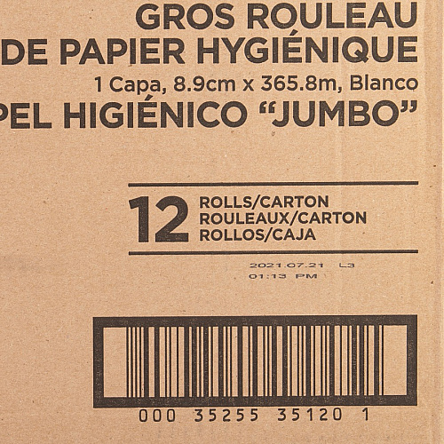 Genuine Joe 1-ply Jumbo Roll Bath Tissue (35120012)