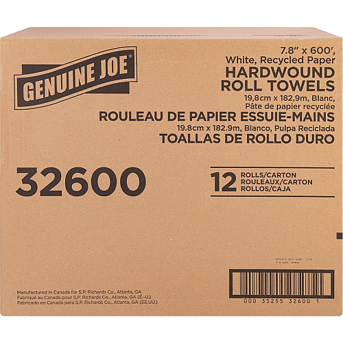 Genuine Joe Hardwound Roll Paper Towels (32600)