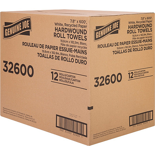 Genuine Joe Hardwound Roll Paper Towels (32600)