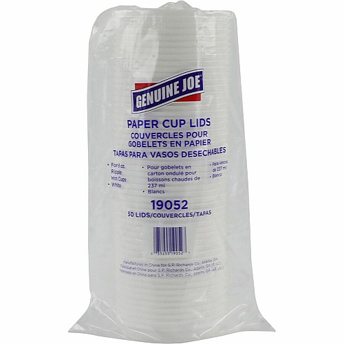 Genuine Joe Raised Siphole Hot Cup Lids (19052)