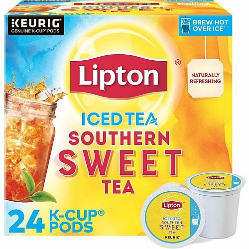 Lipton Sweet Iced Tea, Keurig Single Serve K-Cup Pods, 24 Count Ice Tea K-Cup, Pod (0545)