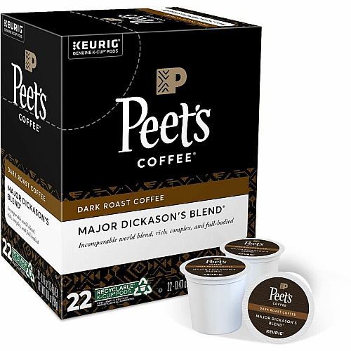 Peet's Coffee K-Cup Major Dickason's Blend Coffee (2403)