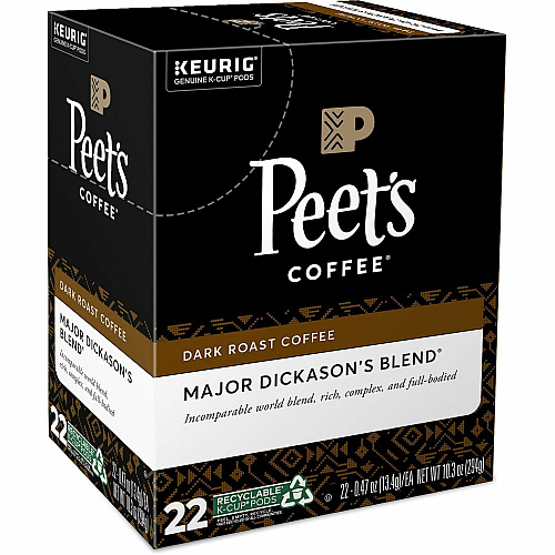 Peet's Coffee K-Cup Major Dickason's Blend Coffee (2403)