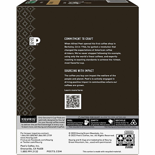 Peet's Coffee K-Cup Big Bang Coffee (2407)