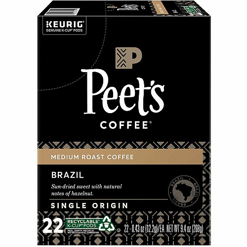 Peet's Coffee K-Cup Brazil Coffee (2409)