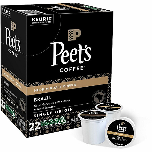 Peet's Coffee K-Cup Brazil Coffee (2409)