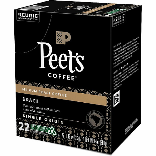 Peet's Coffee K-Cup Brazil Coffee (2409)
