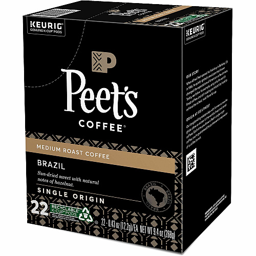 Peet's Coffee K-Cup Brazil Coffee (2409)