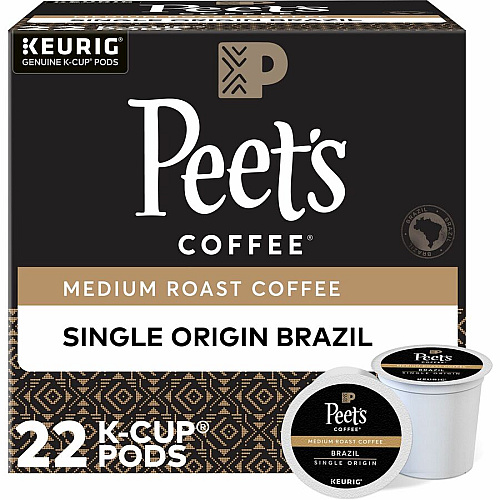 Peet's Coffee K-Cup Brazil Coffee (2409)