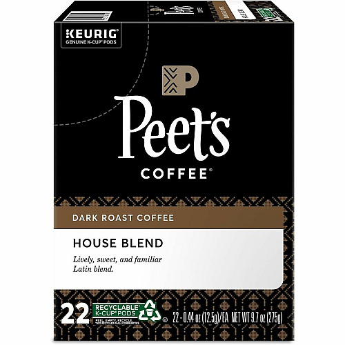 Peet's Coffee K-Cup House Blend Coffee (2410)