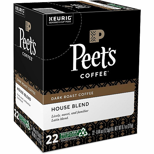 Peet's Coffee K-Cup House Blend Coffee (2410)