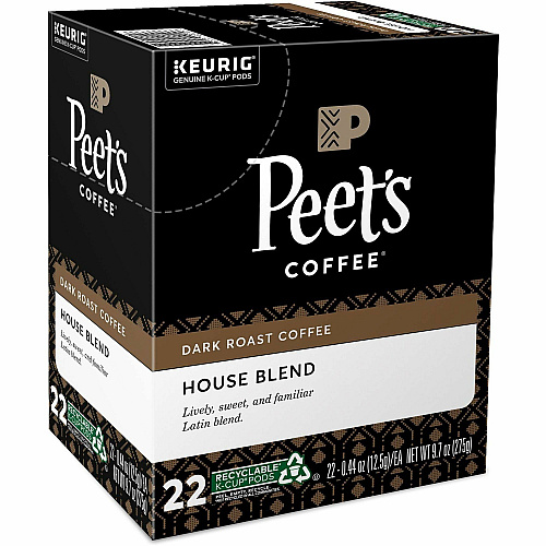 Peet's Coffee K-Cup House Blend Coffee (2410)
