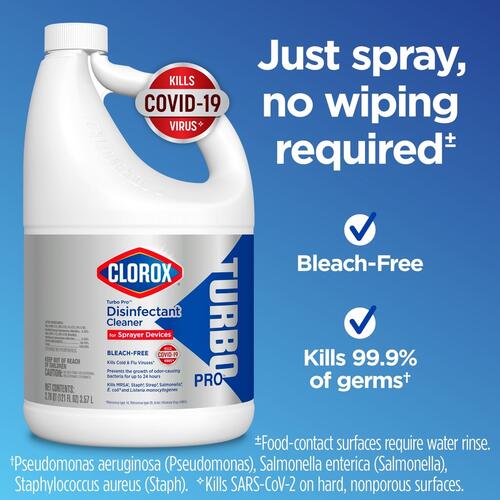 Clorox Turbo Pro Disinfectant Cleaner (60091CT)