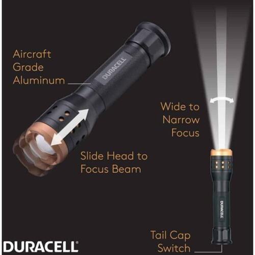 Duracell Aluminum Focusing LED Flashlight (8272DF1000)
