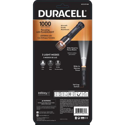 Duracell Aluminum Focusing LED Flashlight (8272DF1000)