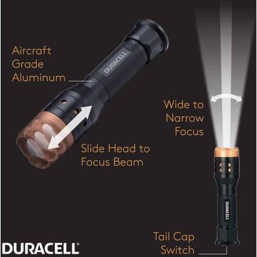 Duracell Aluminum Focusing LED Flashlight (7142DF550)