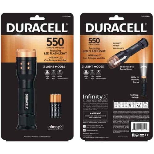 Duracell Aluminum Focusing LED Flashlight (7142DF550)