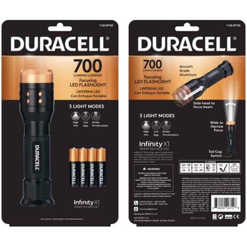 Duracell Aluminum Focusing LED Flashlight (7128DF700)