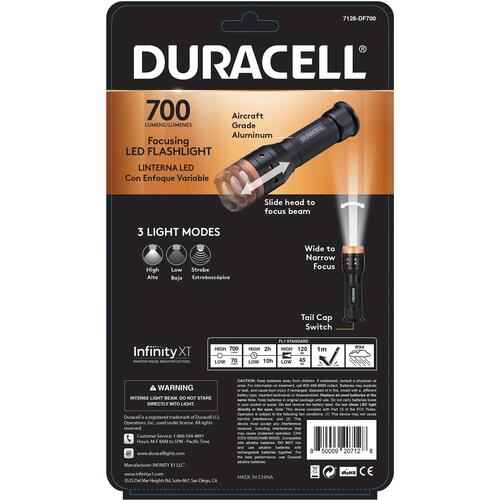 Duracell Aluminum Focusing LED Flashlight (7128DF700)