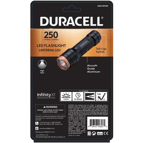 Duracell Aluminum LED Flashlight (8234DF250)