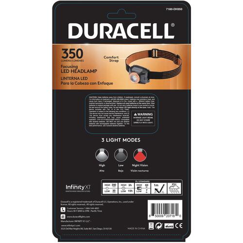 Duracell Focusing Beam LED Headlamp (7180DH350)