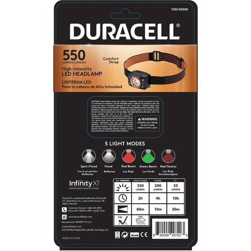 Duracell High Intensity LED Headlamp (7203DH550)