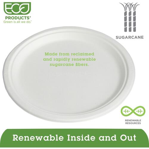 Eco-Products Sugarcane Plates (EPP005P)
