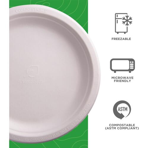 Eco-Products Sugarcane Plates (EPP013P)