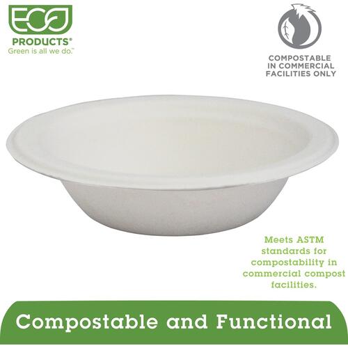 Eco-Products 12-oz. Sugarcane Bowls (EPBL12PCT)